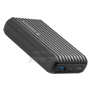 Promate 10000mah Ultra-Compact Rugged Power Bank With USB-C