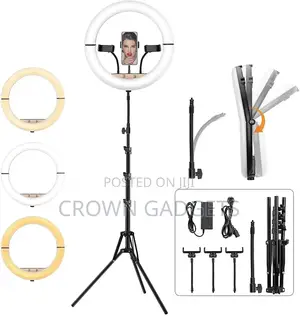New 36cm Large Self-timer Ring Light Dimmable LED Photograph