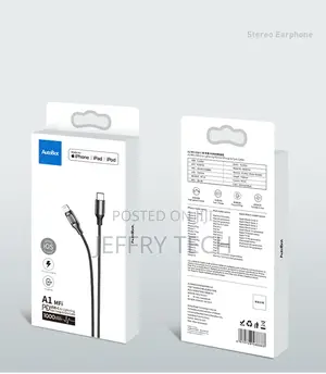 AUTOBOT A1 Mfi Certified USB-C to Apple 8-Pin Lightning PD F
