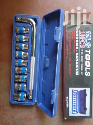 10pcs Chrome Vanadium Socket Wrench Spanner With Box Spanner