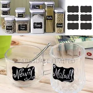 Container Blackboard Sticker Pantry Kitchen Jar Organizer