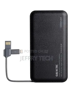 Portable Power Bank Slim Galactic 12000mah Executive Powerba