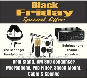Black Friday Offer on Studio Equipment