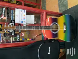 Acoustic Guitar Colourful