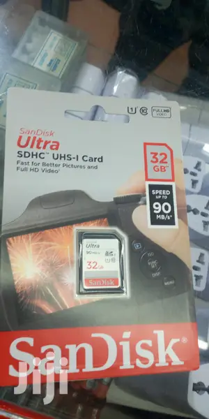 32 GB Sandisk Ultra SDHC UHS-1 Card