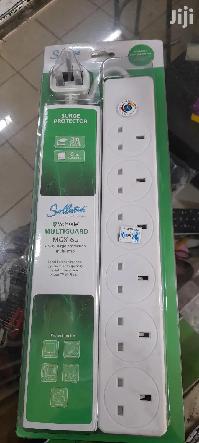Original Solatek Surge Multiguard Socket 6pin