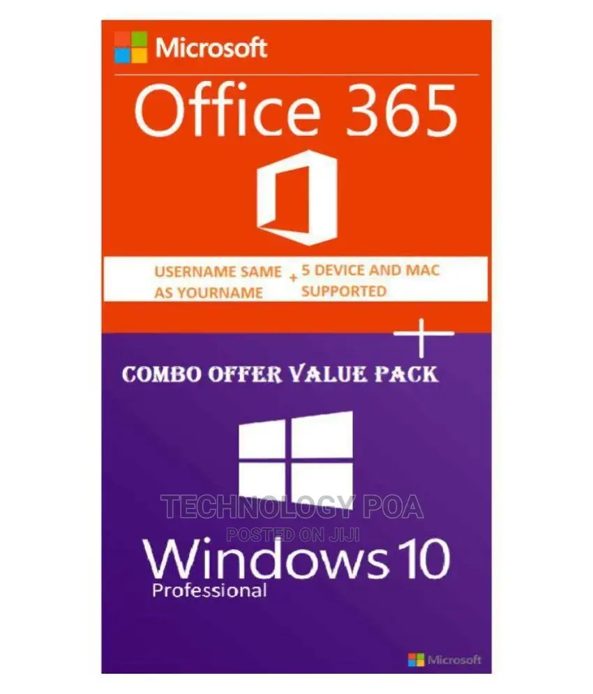 Microsoft Windows 10 Pro + Microsoft Office 365 2019 Pro Plu
