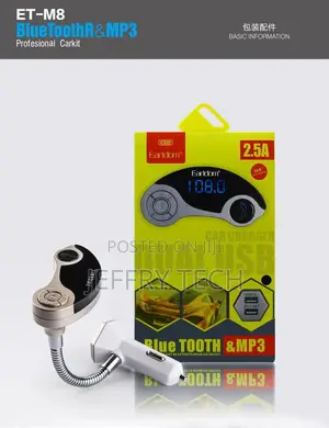Earldom Dual Car Charger Fm Transmitter Bluetooth Modulator