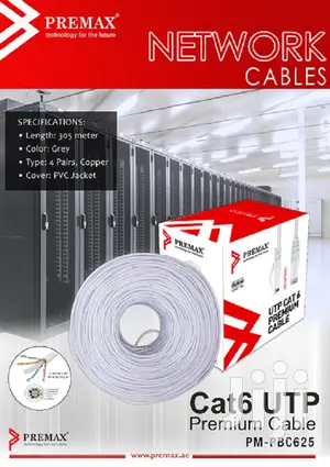 Premax Cat 6 FTP Cable 305 Mtr