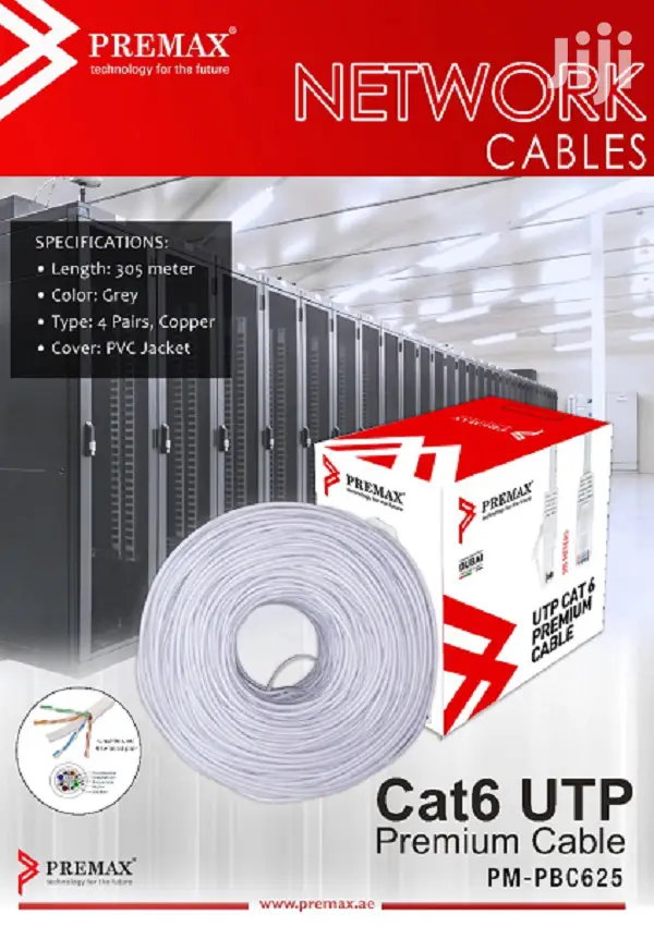 Premax Cat 6 FTP Cable 305 Mtr