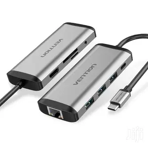 Vention Type C to Multi-Function 6 in 1 Docking Station