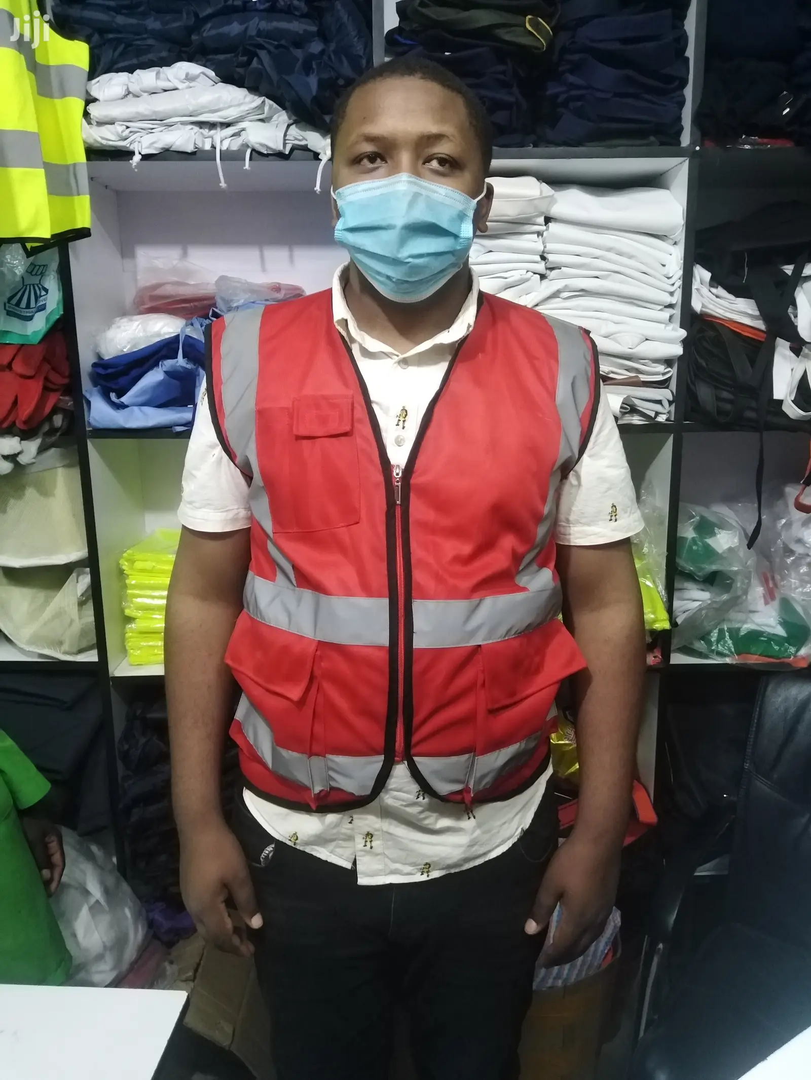 Red Reflective Vests