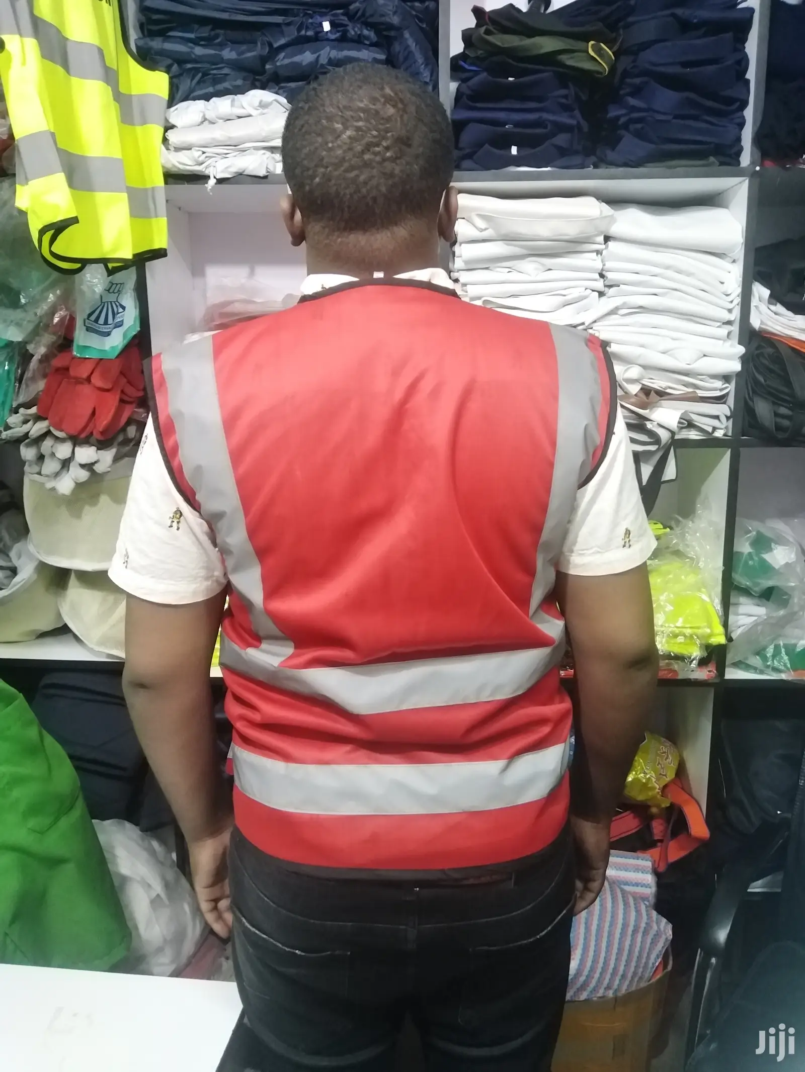 Red Reflective Vests