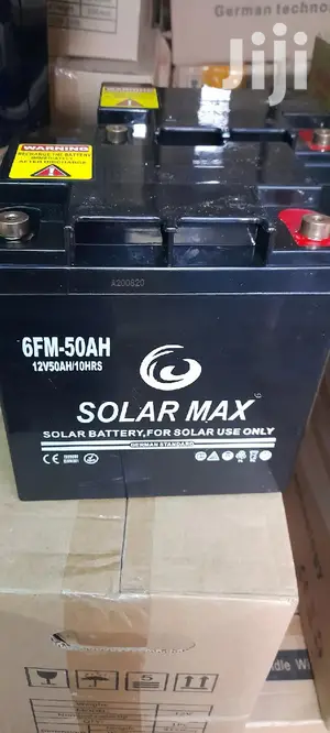 Solarmax Maintainance Free Battery 6fm-50ah