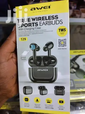 Awei T29 True Wireless Sport Earbuds (Black)
