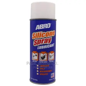 Abro Silicone Spray Lubricant.