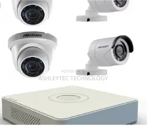 CCTV 2 Bullet 2 Dome 20m IR With Night Vision Motion Sensor