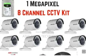 Hik Vision Six 6 Camera CCTV Sale With 100m Cable