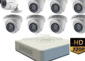 8 CCTV Complete Camera 720p