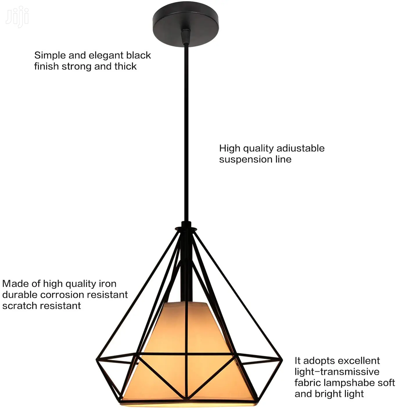 Metal Cage Pendant Light
