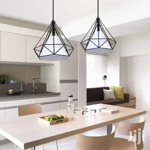 Metal Cage Pendant Light