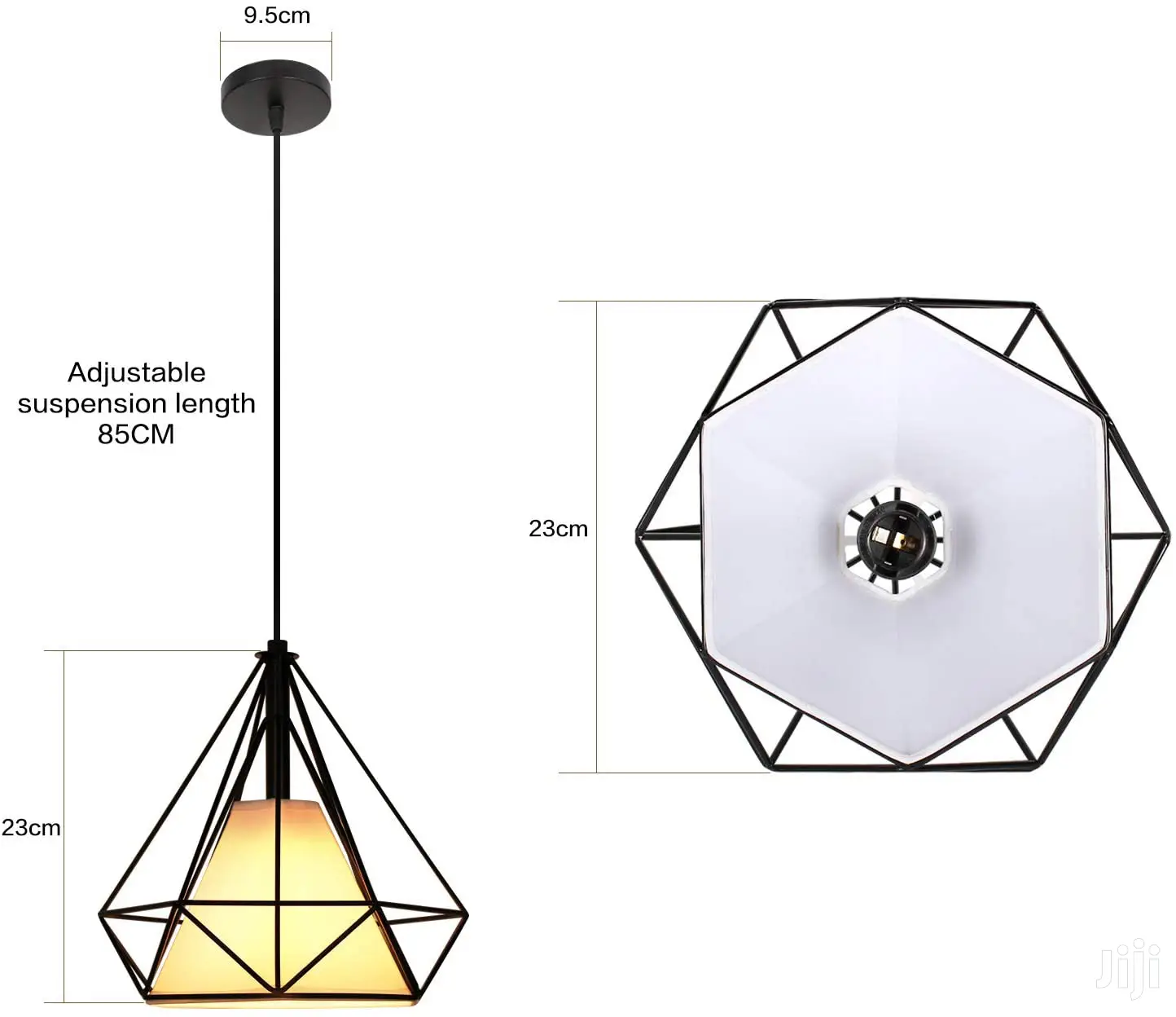 Metal Cage Pendant Light