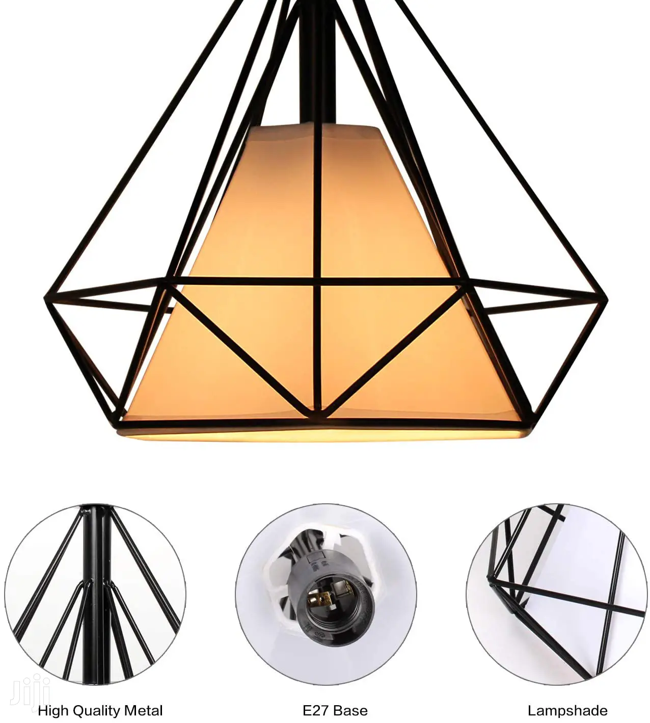 Metal Cage Pendant Light