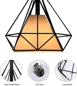 Metal Cage Pendant Light