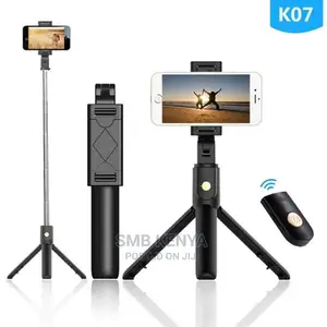 Bluetooth Selfie Stick Integeraged 3 In 1 Monopod Tripod