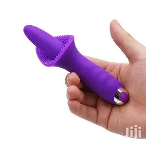 Tongue Lap Dildo Vibrator- Pink