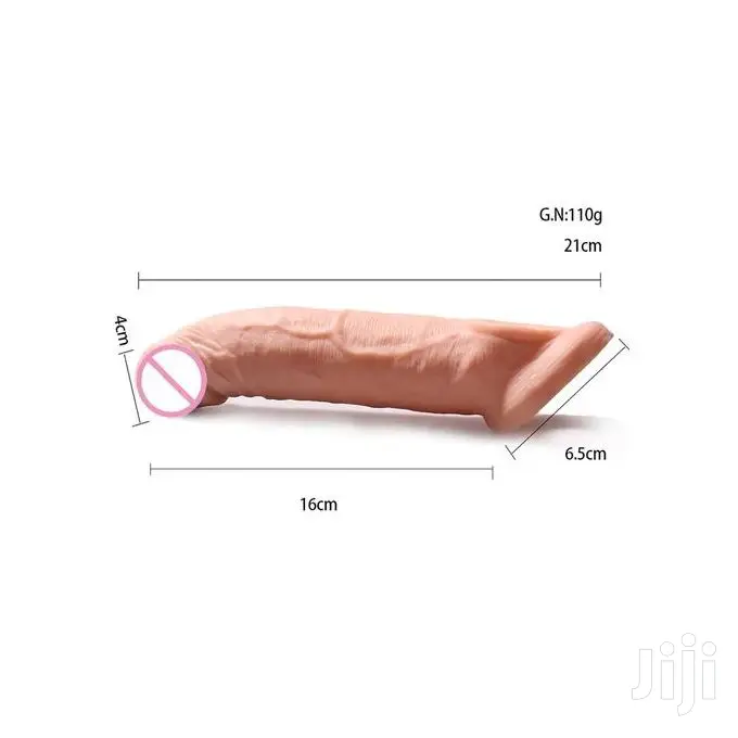 Silicon Rubber Penis Enlargement Cover Condom Extender