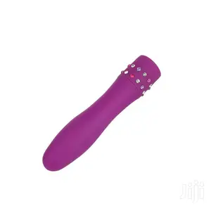 Mini Bullet Vibrator With Diamonds Decorations
