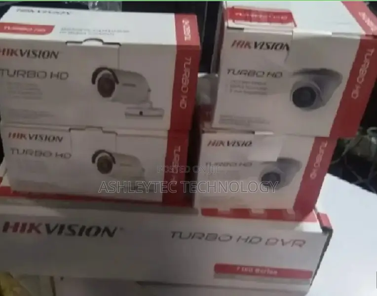 4 Hikvision CCTV Cameras Complete System Kit 720p