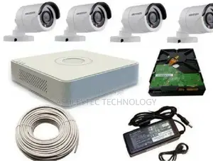 Hikvision 4 CCTV Camera Complete Kit- Nairobi