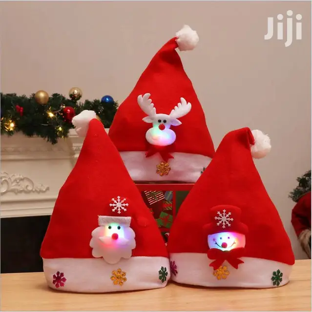 Christmas Hats With Lights Effects