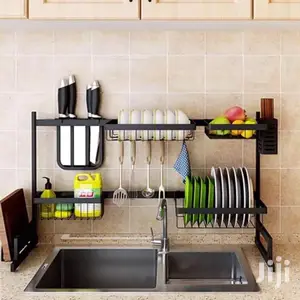 Spacious Dish Rack Over the Sink