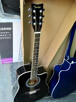 Semi Acoustic Electric Guitar Black