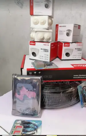 Best Hikvision Five 5 Camera CCTV Sales Kit With 100m Cable