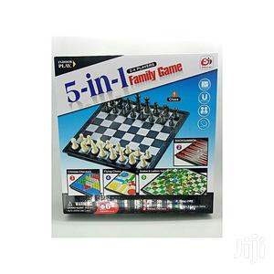 5 In 1 Family Game-chess, Snake& Ladder,