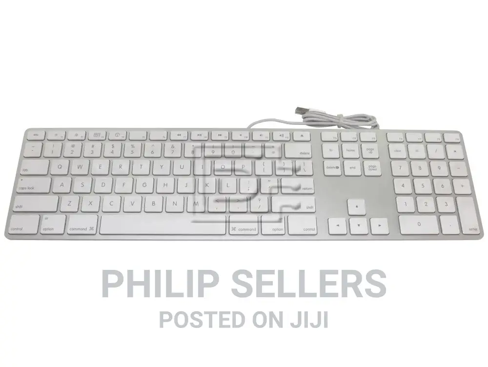 Apple A1243 Aluminium USB Wired Keyboard With Numeric Keypad