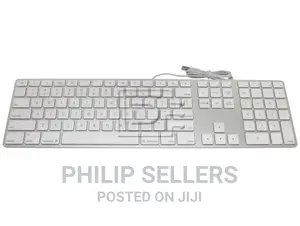 Apple A1243 Aluminium USB Wired Keyboard With Numeric Keypad