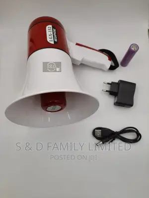 Megaphone With USB/TF (Rechargeable)
