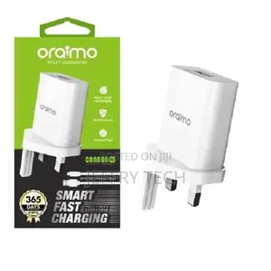 Oraimo Cannon Pro Smart Fast Charging Kit With Free Cable