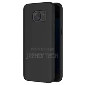 Silicone Back Case for Samsung Galaxy S7 - Black