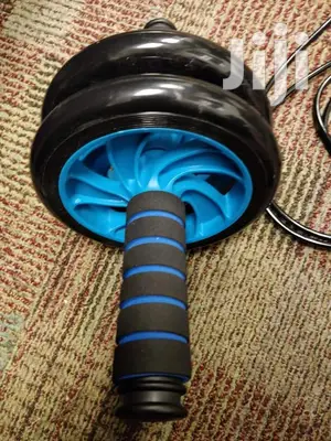 AB Wheel Doublr Wheel Fitness Abs Roller With Free Mat