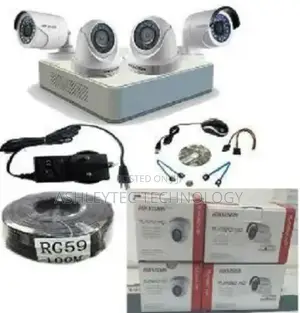 CCTV Camera Full Kit 1.3MP ( Night Vision Enabled)