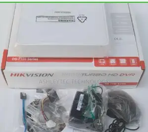 8 Channel Hikvision Turbo HD DVR Machine 720p-white