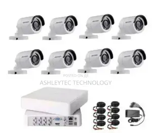 Hikvision 8 HD CCTV Complete Kit With Cable And Harddisk
