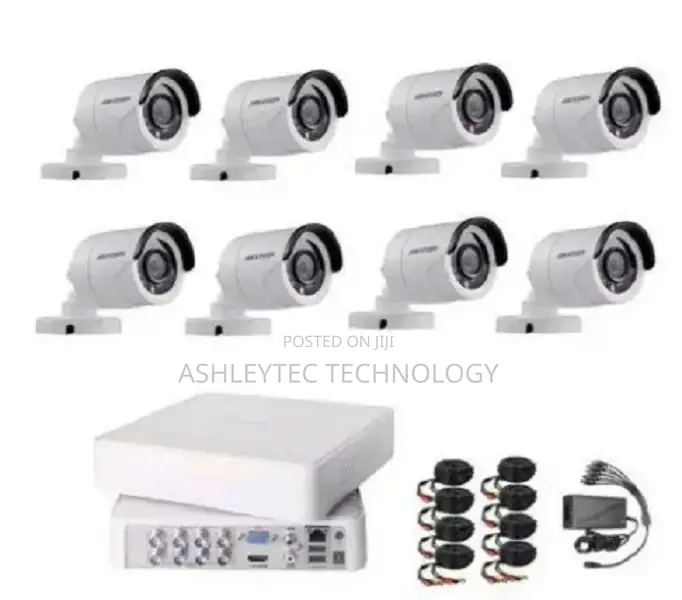 Hikvision 8 HD CCTV Complete Kit With Cable And Harddisk