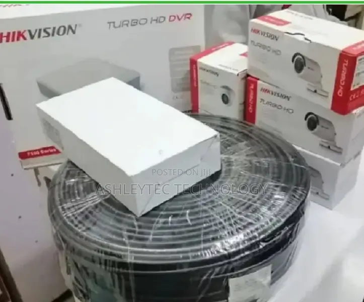 Hikvision 8 CCTV Cameras Kit And DVR With 1 TB Hard Disk
